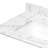 bathroom stone vanity top lightning white