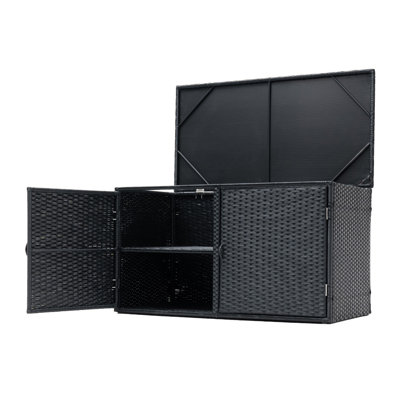 Living And Home 113cm W Wicker Deck Box