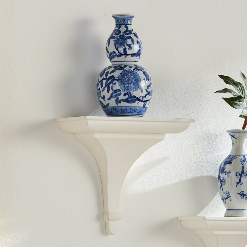 Grishilde Accent Wall Bracket, White, 9'' H X 9.75'' W X 4.5'' D