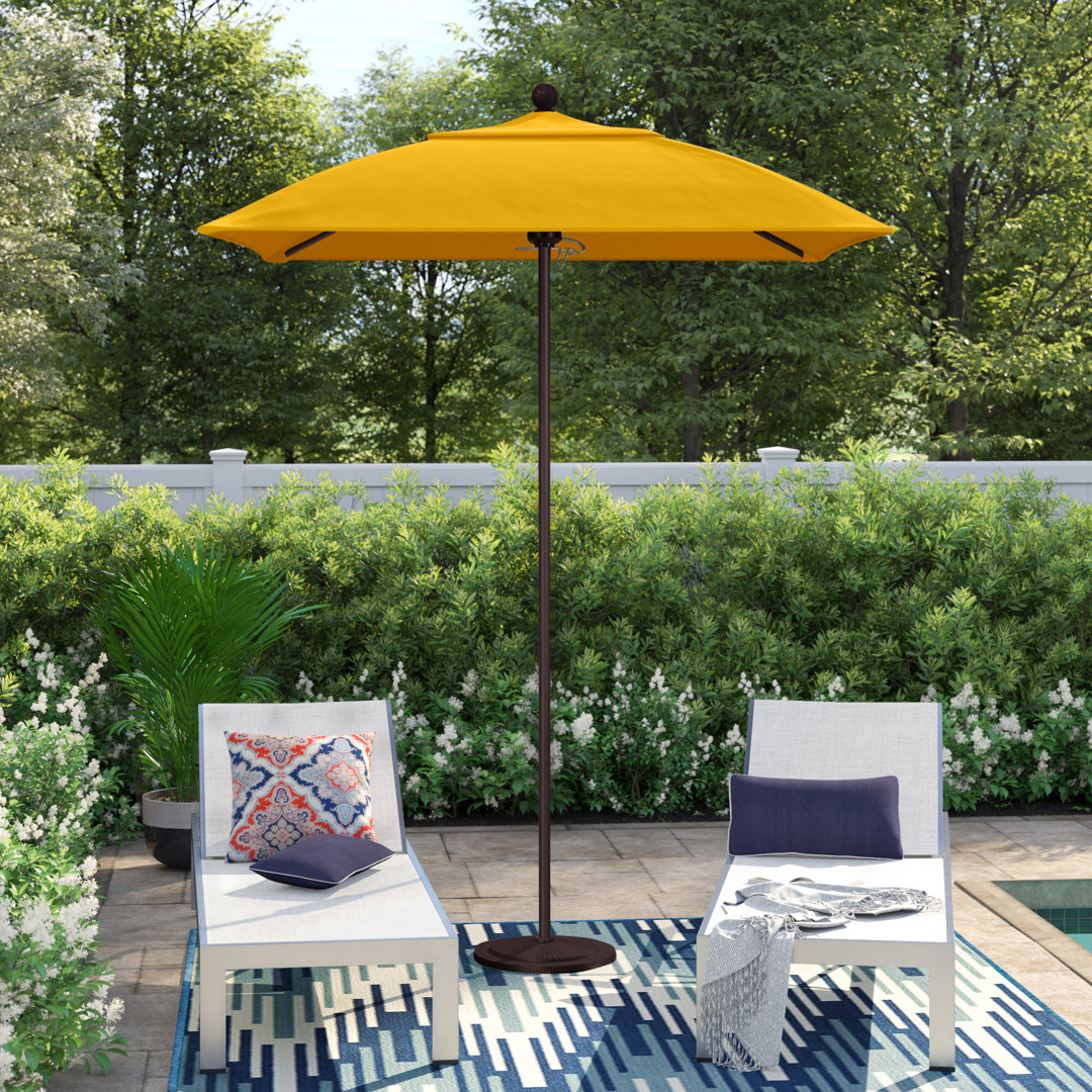 Hibo 72'' Market Sunbrella® Umbrella Arlmont & Co. Fabric 