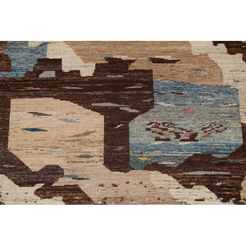 Cotton Abstract Indoor Rug