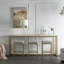 Love Joy Bliss 82'' W Stone Console Table