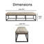 Banc capitonné Danes Claire-1178165650