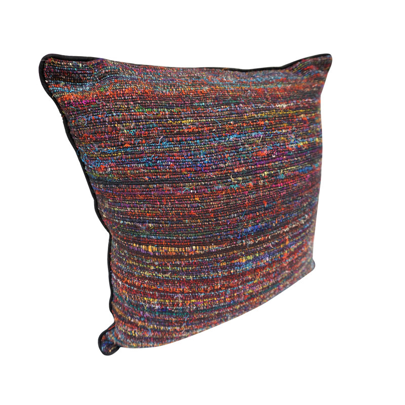 Firestone Abstract Silk Throw Pillow