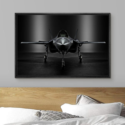 " Fighter Jet In Airplane Hanger "