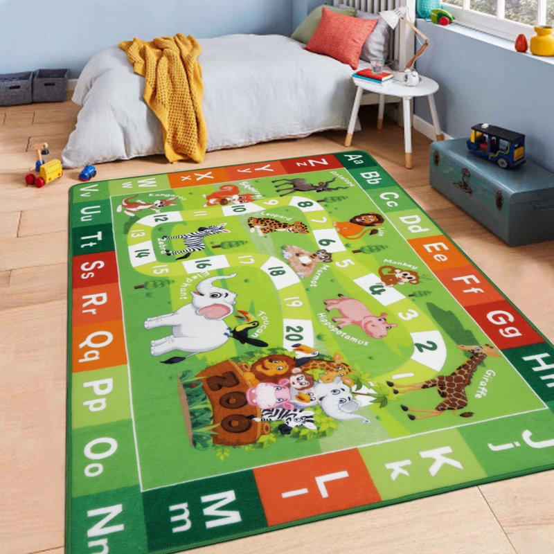 Copernicus Animal Print Indoor Rug, Rectangle 4' x 6'