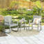Chaise berçante d'extérieur en bois massif Harbison-1835770833