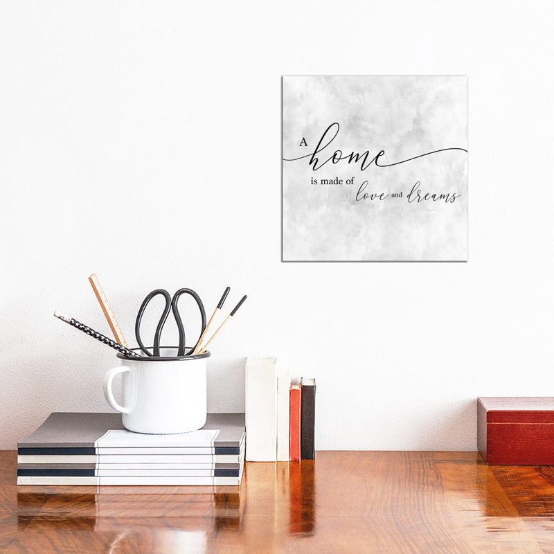 A Home by CAD Designs - Wrapped Canvas Print, 30.48 cm H x 30.48 cm W