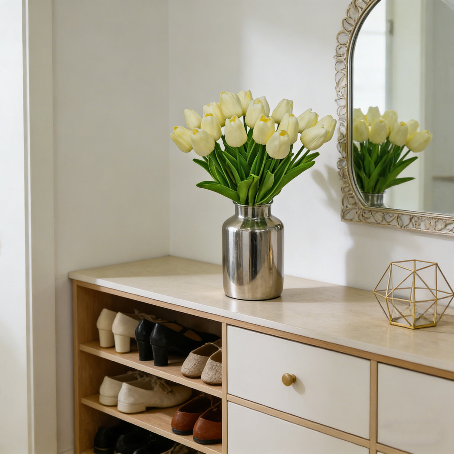 Tulip Floral Stems, Light Yellow