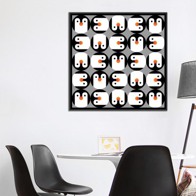 « the pingouin club », impression sur toile tendue