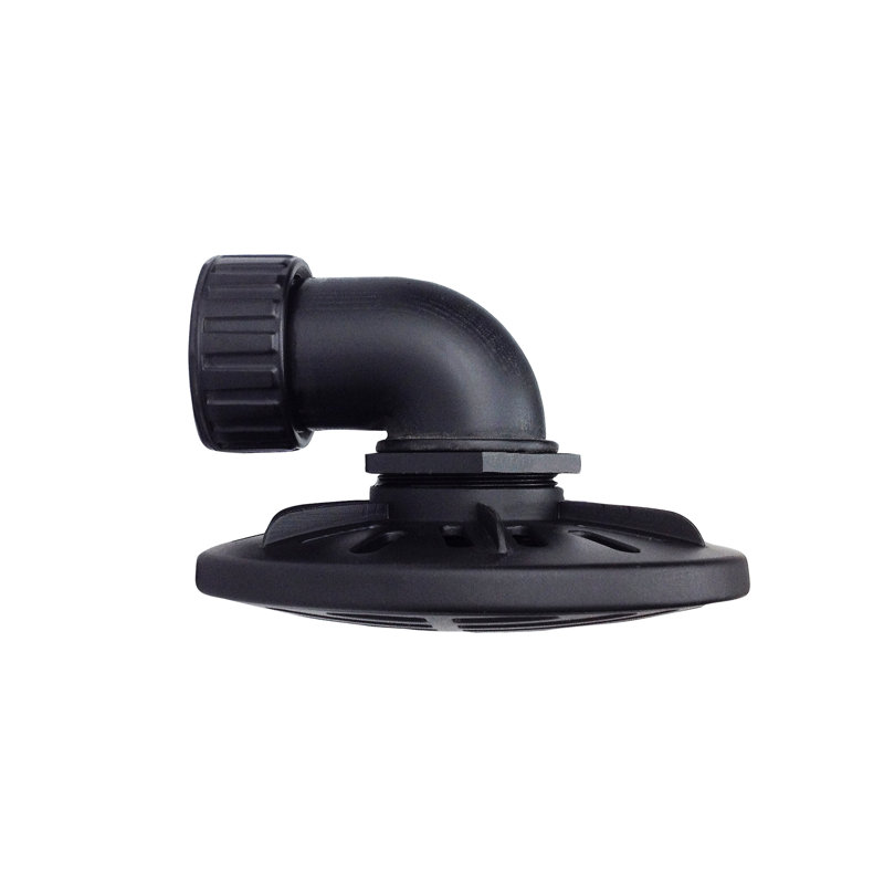 Black Low Suction Intake Attachment for Water Basin Pump