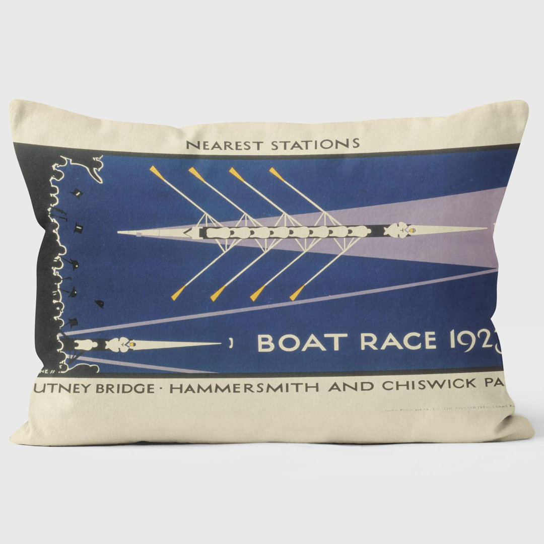 Boat Race - London Transport Cushion