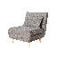 Lorena Clic Clac Upholstered Futon Sofa Bed Lounger Chair-757354696-757354698-757354699
