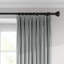 Ticking Stripe 100% Cotton Striped Room Darkening Pinch Pleat Single Curtain Panel-977286314-977286312