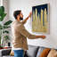 Nocturne Skyline Art Deco - Wrapped Canvas-1031789089-1031789091