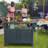 Metal Grill Carts Outdoor with Storage and Wheels-88558130