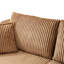 Foam-Filled Boneless Chaise Lounge Sofa with Pillows-2078319831
