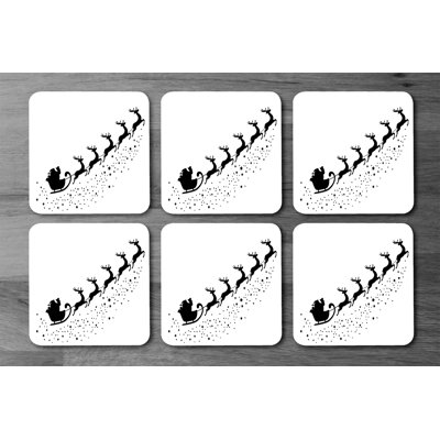 Square 6 Piece Coaster Set