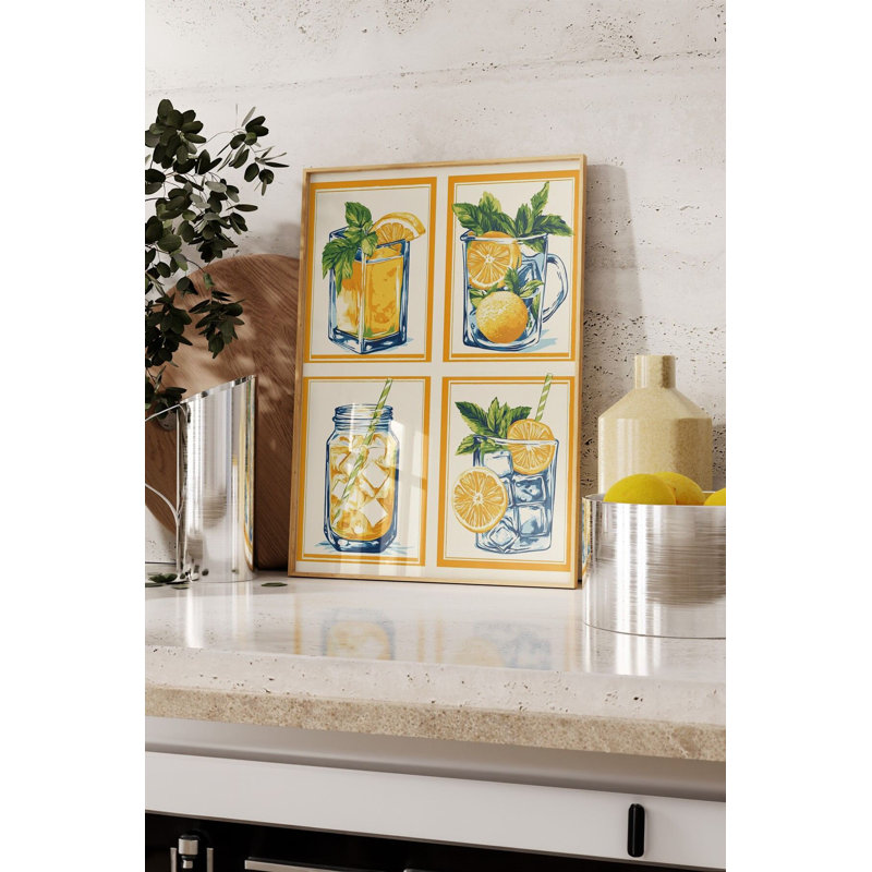 Peinture décorative encadrée