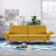 Canapé-lit futon convertible 67 po avec lignes latérales et accoudoirs réglables 67 po-2062765210