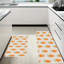 Motif de carotte, ensemble de 2 tapis de cuisine