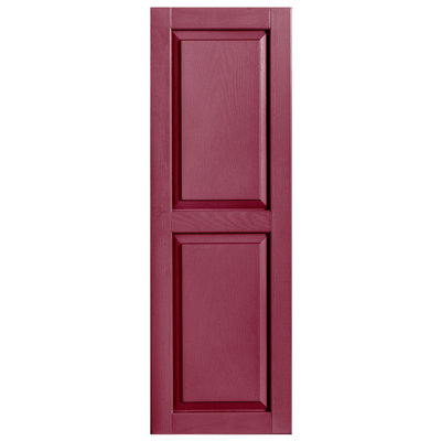 Exterior Vinyl Raised Panel Shutter Single