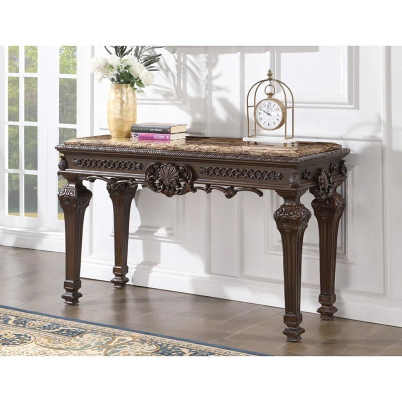 Amaiyah 54'' Marble Top Console Table