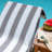 Aston & Arden Pinstriped 100% Cotton Beach Towel 35x70-80322089