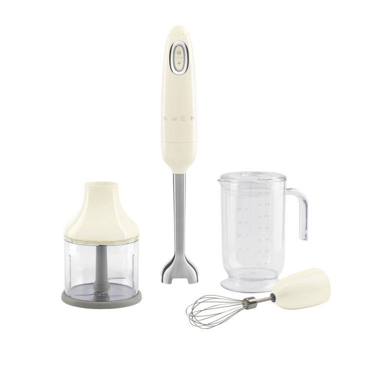 SMEG Hand Blender With Accessories, Cream