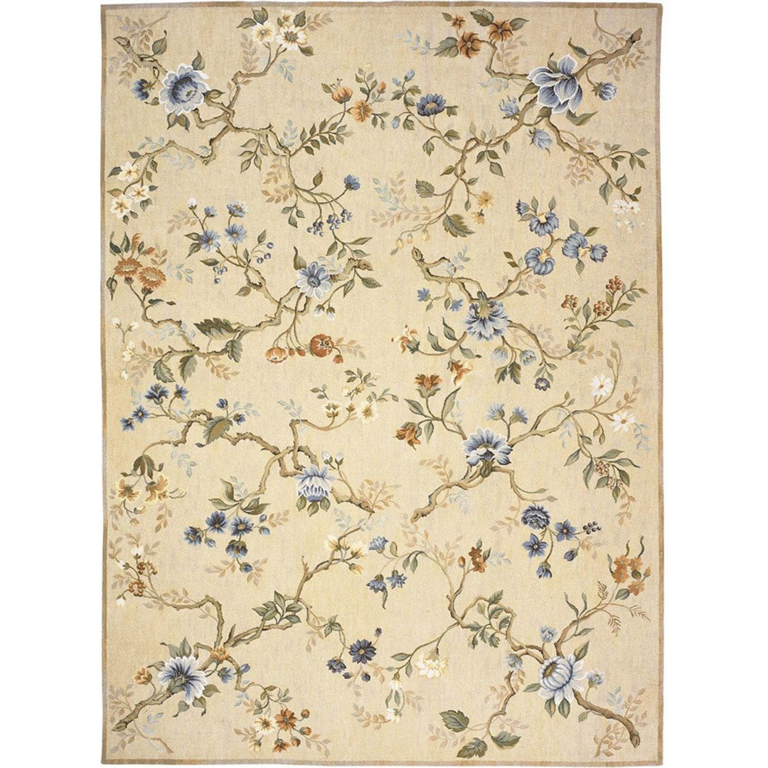 Hand-Knotted High-Quality Gold Area Rug Bokara Rug Co., Inc. Rug 