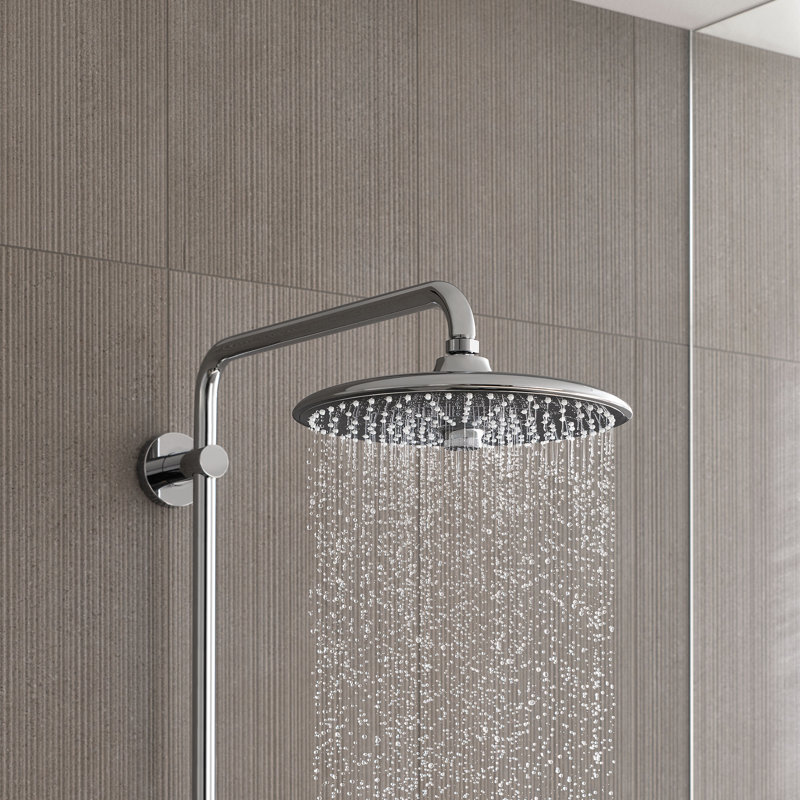 Euphoria 260 CoolTouch Thermostatic Shower System, StarLight Chrome