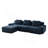 117 Inch Modern L-Shaped Modular Sectional Sofa With Corduroy Fabric, Deep Seating, Movable Ottoman, And Elegant Tufted Design For Living Room Comfort-428268897