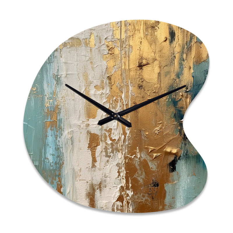 Horloge murale Gilded Daydreames VII - Minimalisme, Grand