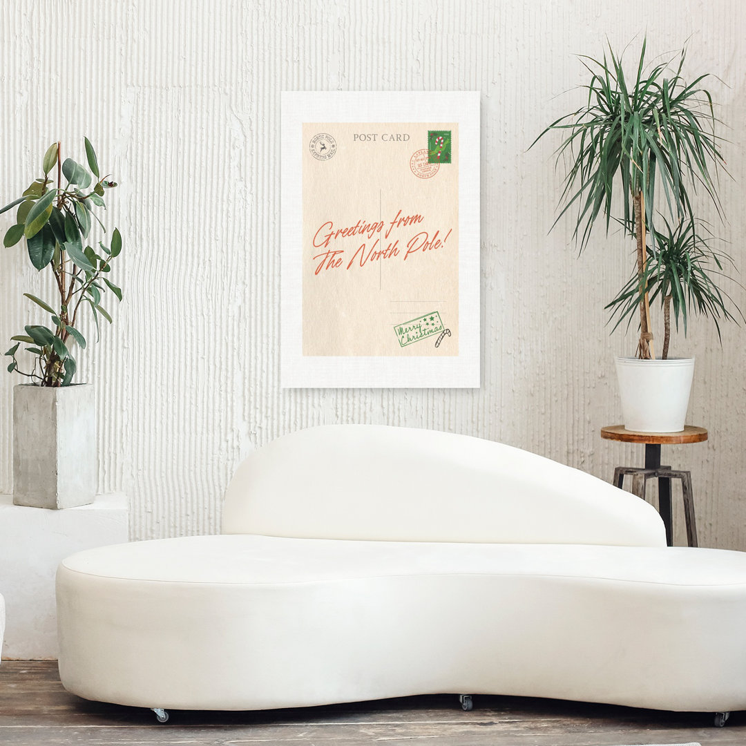 Contemporary Art Classic Elegant Minimalist Christmas Tree Winter Wall Art