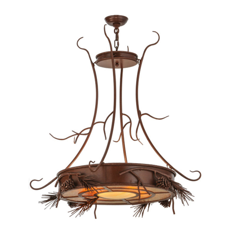 Woodland Pine 4 - Light Chandelier