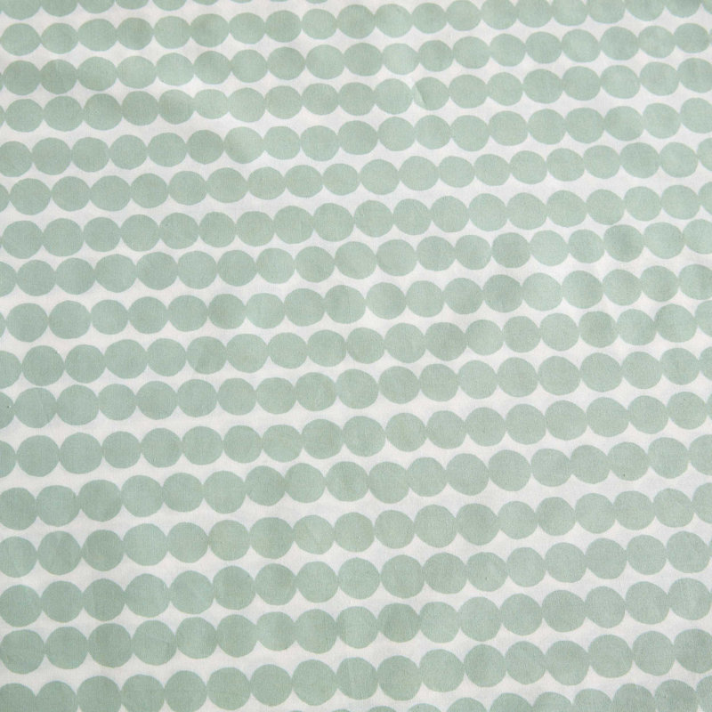 Ensemble de draps en percale de coton Marimekko, Très grand, Pois verts