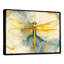 Mouche libellule jaune, vol d'élégance - Libellule, art mural-622790249-733504340-622790250