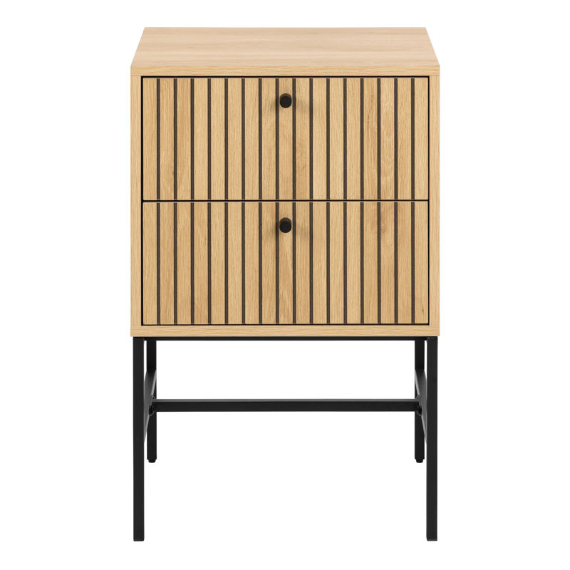 Roscigno 45.6cm W Manufactured Wood Bedside Table