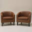 Fauteuil demi-tonneau capitonné 2 pièces Oscar-88292652