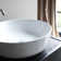 Tikamoon Luna 16.54'' Ceramic Circular Bathroom Sink
