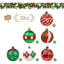 Ensemble de 20 boules d'arbre de Noël, 2,36 pouces, décorations de Noël classiques rouges et blanches et blanches, décorations suspendues incassables pour les fêtes (rouge, vert et blanc)