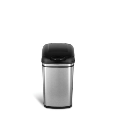Steel Motion Sensor Kitchen Trash Can - 6.3 Gallons
