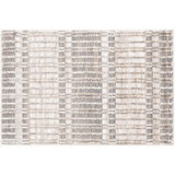 Contemporary High-Low Abstract Beige Indoor Area Rug