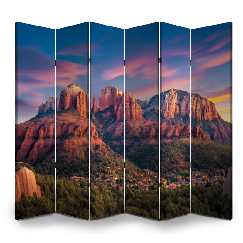 Cloison pliante 6 panneaux Royal Sedona Arizona, Couleur 3