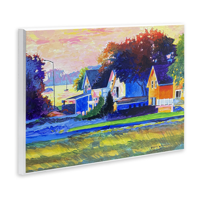 «Vibrant Gloucester House», art par Greg Gorham, H 13 po x l 19 po