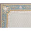 Hand-Knotted High-Quality Beige and Teal Area Rug