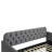 Twin Size Upholstered Daybed with Trundle and USB Charging Design, Velvet Upholstered Daybed Frame-1198905019