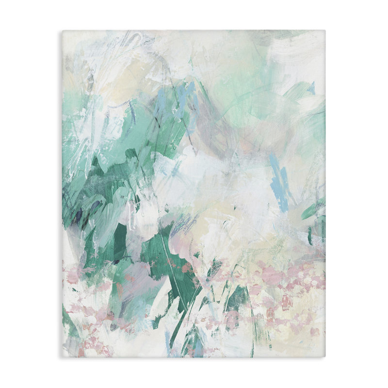  «Green Faded Splatter», art mural par June Erica Vess, H 30 po x l 24 po