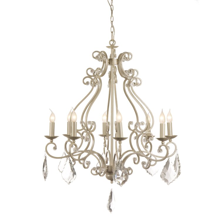 Aubervilliers 8 - Light Candle Style Chandelier