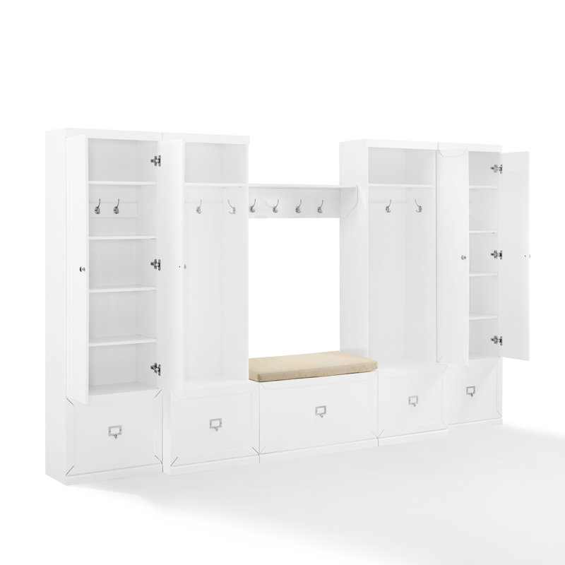 Arbre d'entrée Cresthire avec banc, Blanc
